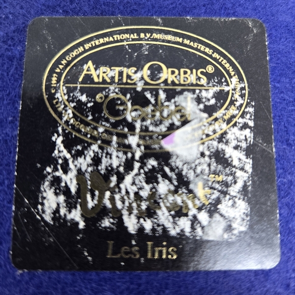 Vintage Goebel Ceramic Dish Featuring The Les Iris Painting By Vincent Van Gogh - Picture 10 of 14